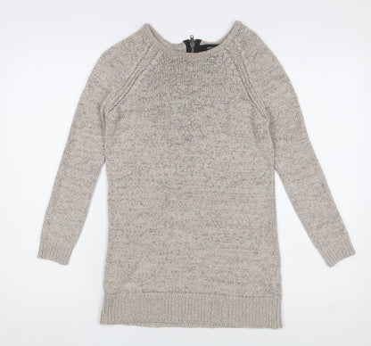 Forever 21 Women’s Beige Knit Pullover Jumper Small