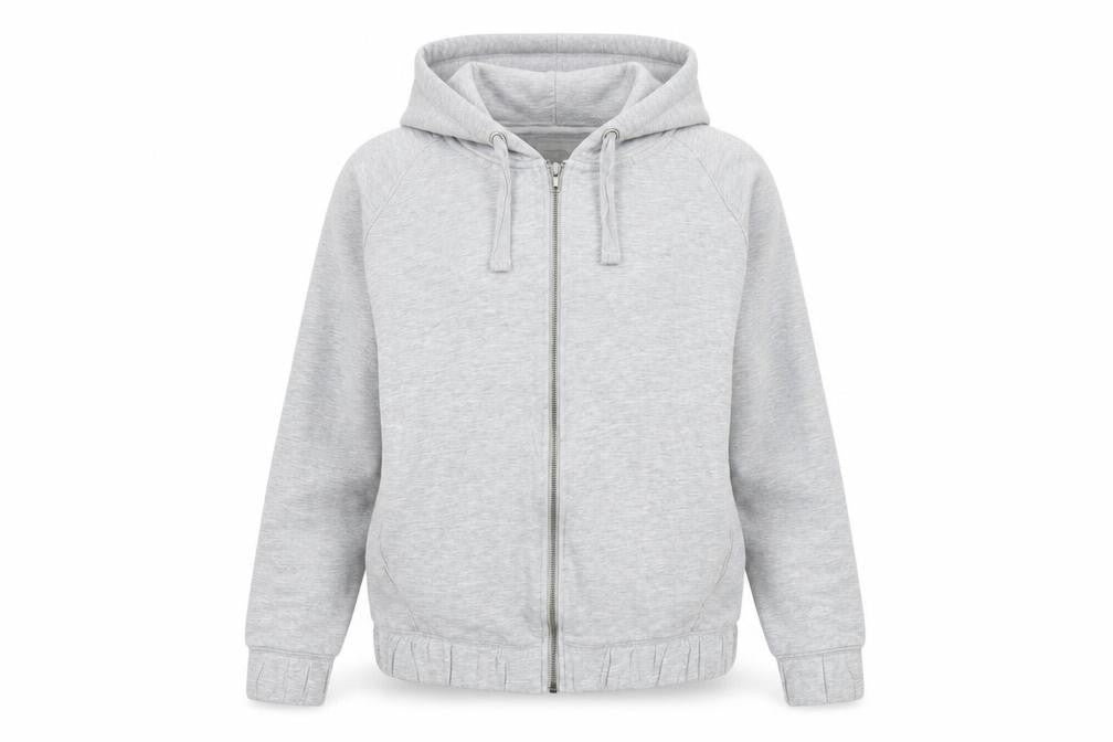 Next Womens Grey Full Zip Hoodie Size 14 Cotton Blend