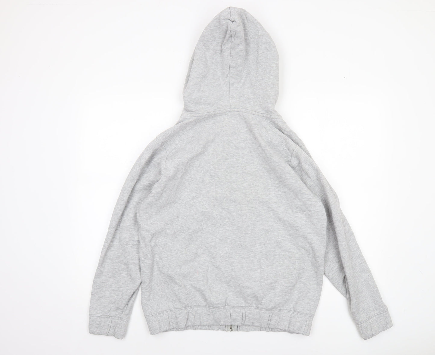 Next Womens Grey Full Zip Hoodie Size 14 Cotton Blend