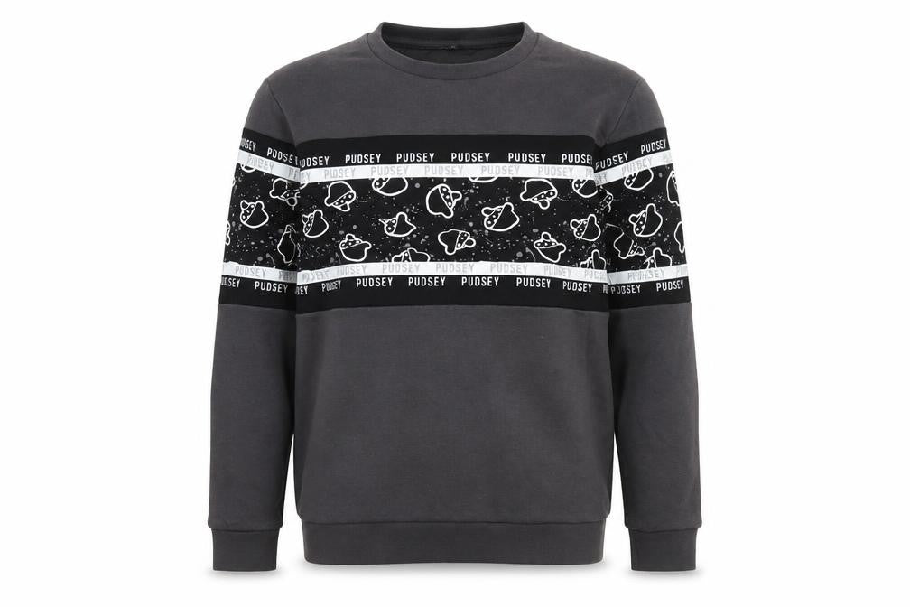 George Boys Grey Pudsey Space Print Sweatshirt 10-11 Years Pullover