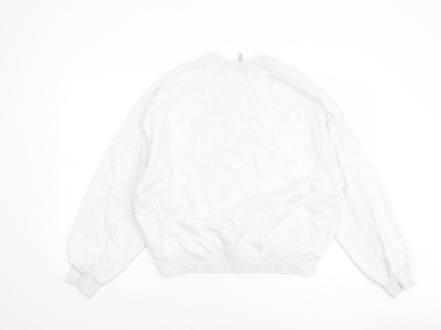 Marks and Spencer Women’s Grey Cotton Blend Pullover Sweatshirt M
