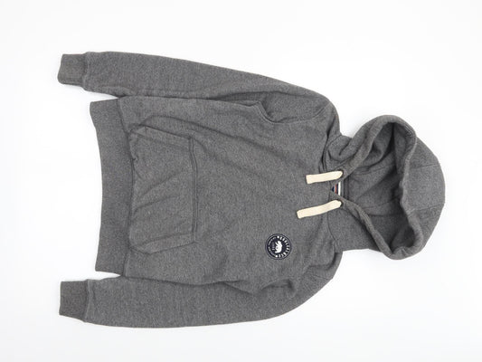 SoulCal & Co Women's Grey Pullover Hoodie UK 8 Cotton Blend Casual