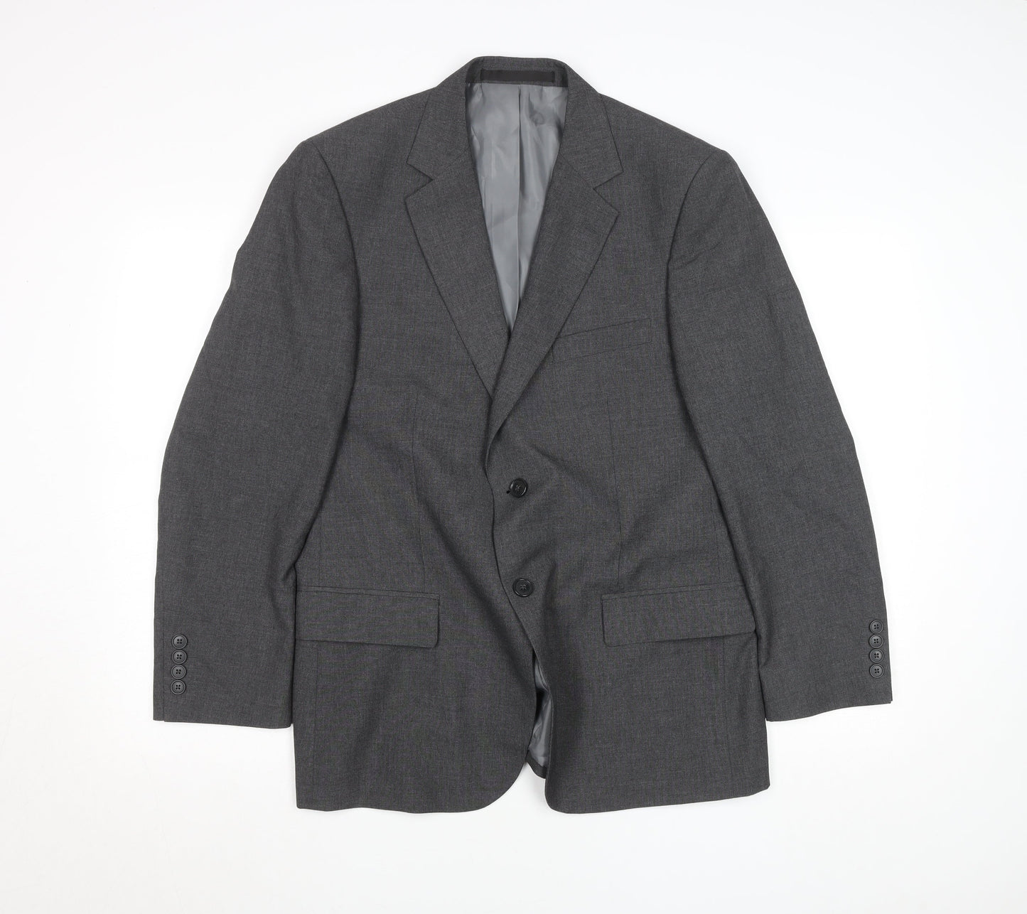 Marks and Spencer Men's Grey Wool Blend Classic Blazer 42R