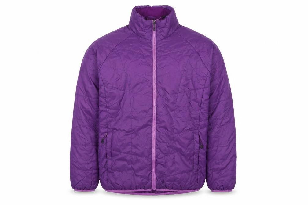 Crane Men’s Purple Lightweight Puffer Jacket Size M Full Zip