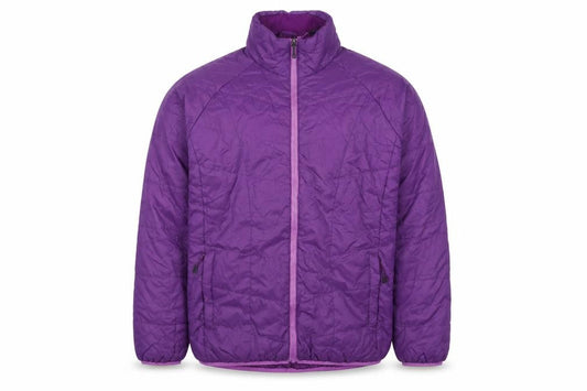 Crane Men’s Purple Lightweight Puffer Jacket Size M Full Zip