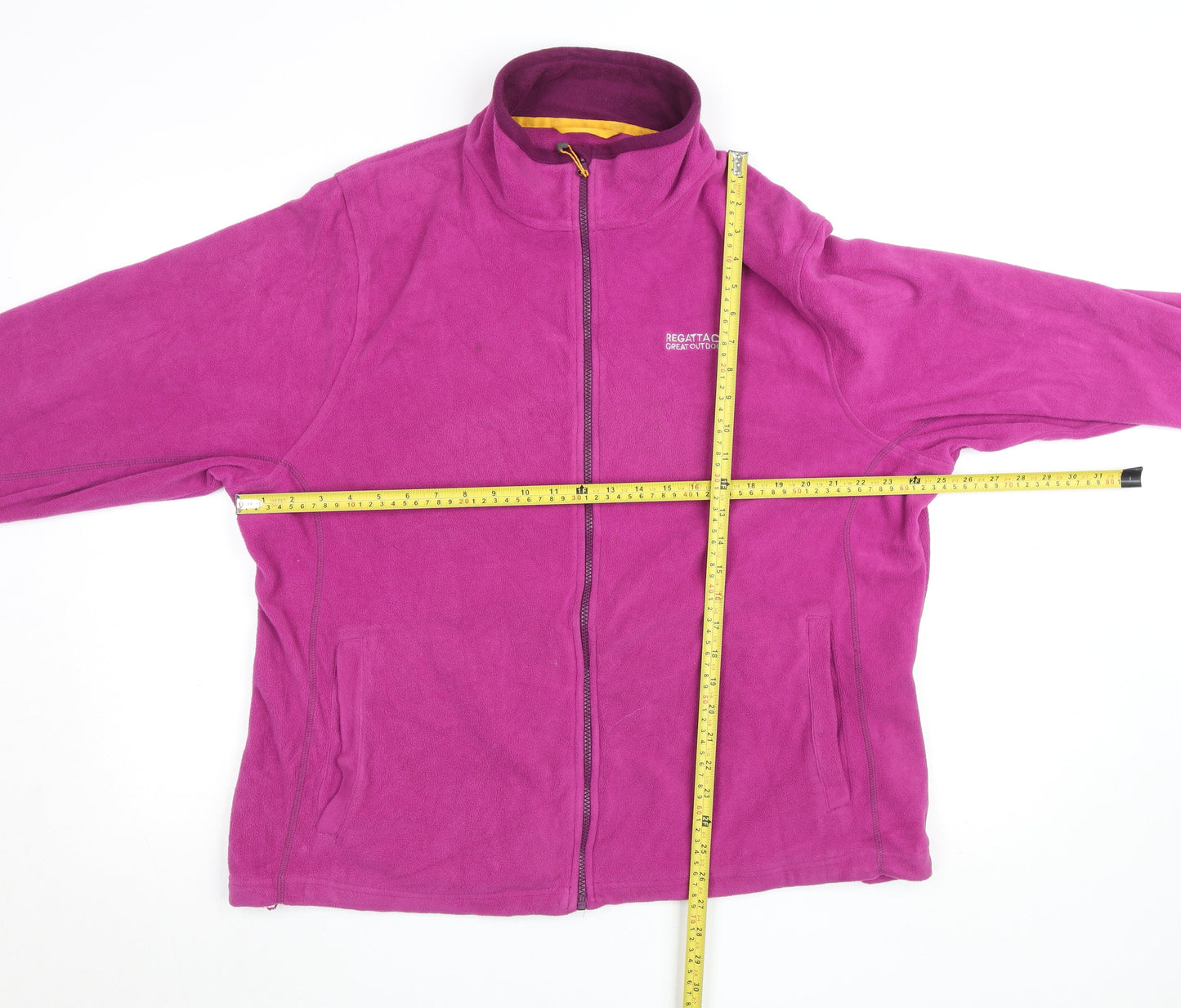 Regatta Womens Purple Fleece Full Zip Jacket Size 22 Plus