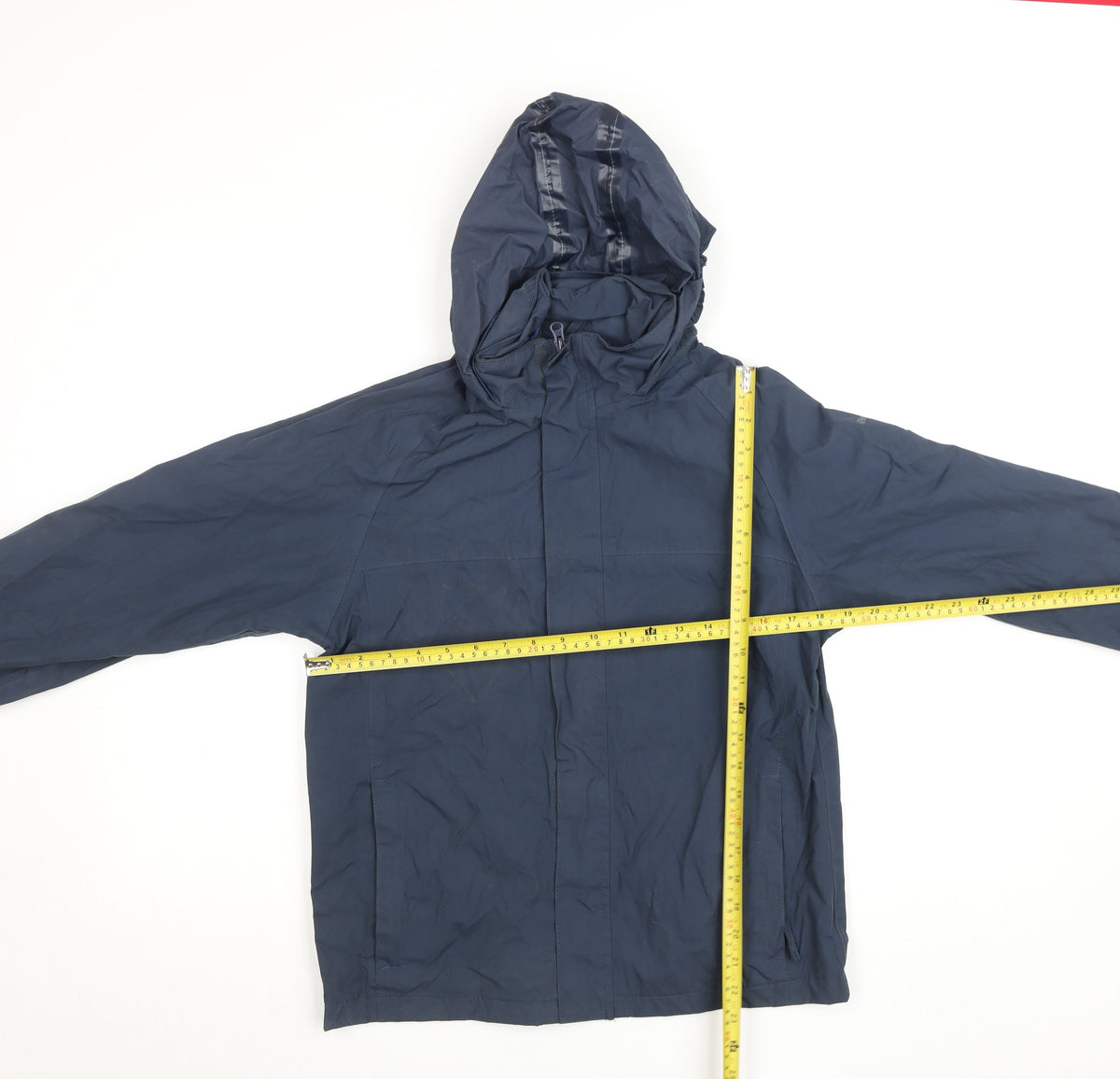 Regatta Boys Blue Waterproof Hooded Rain Coat Jacket Age 12 EUR 152