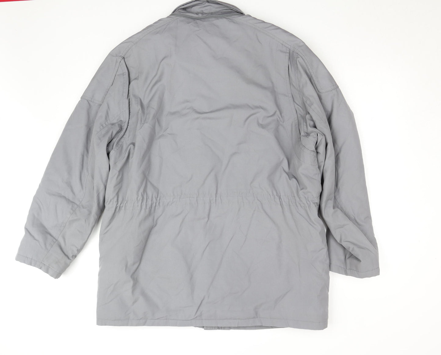 Dannimac Men Grey Polyester Parka Jacket Size 42 Regular