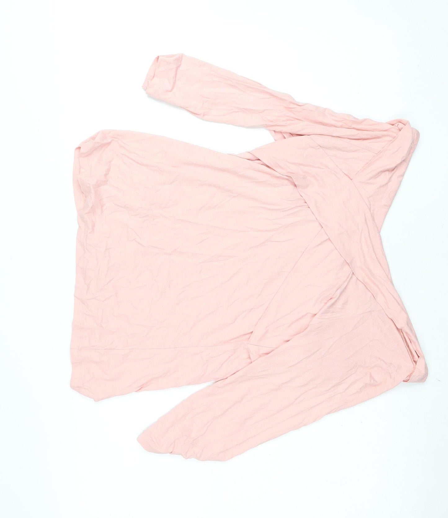 Bodyflirt Women's Pink 3/4 Sleeve Off Shoulder Wrap Blouse Size 12