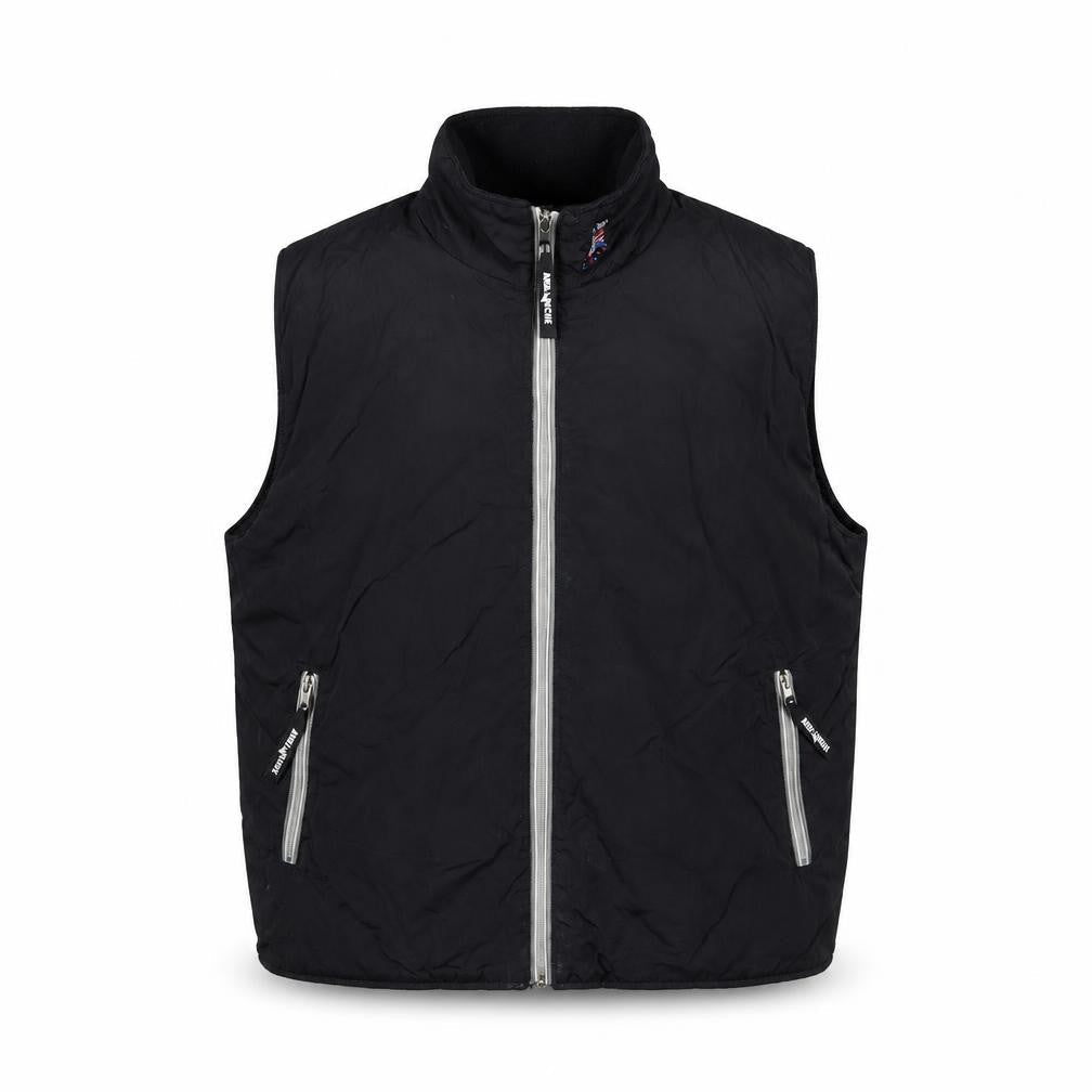 Avalanche Men's Black Nylon Ski Waistcoat Bodywarmer Size S