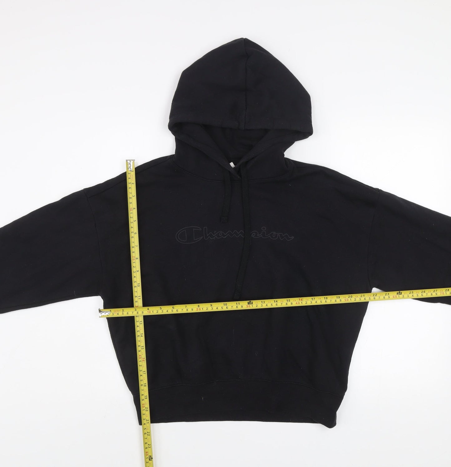 Champion Women's Black Medium Pullover Hoodie Sweatshirt
