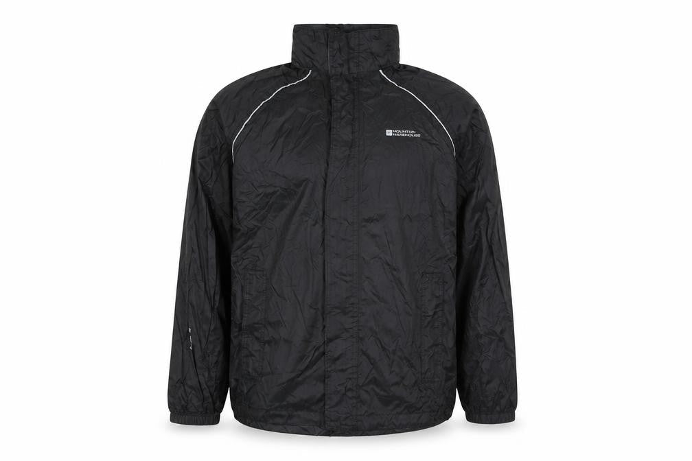 Mountain Warehouse Men's Black XS Windbreaker Lightweight Jacket