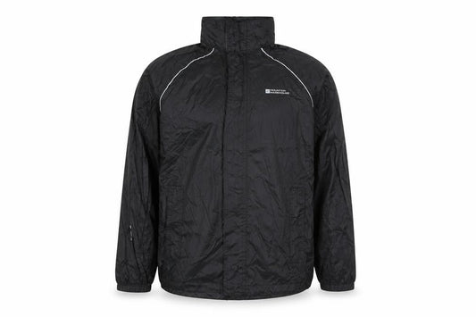 Mountain Warehouse Men's Black XS Windbreaker Lightweight Jacket