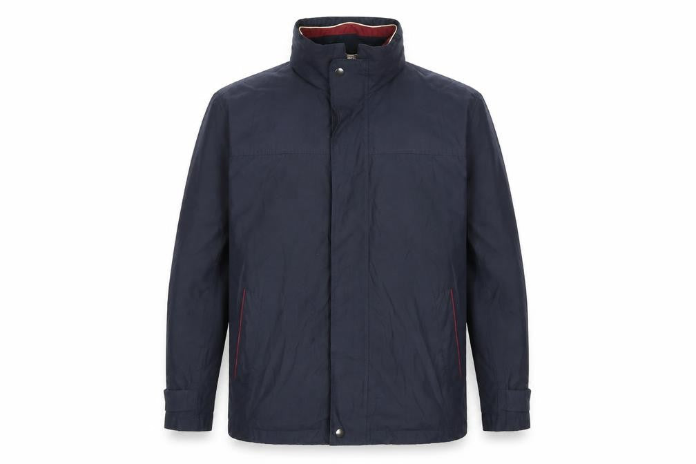 Skopes Men's Blue L Regular Mid-Length Water Resistant Jacket