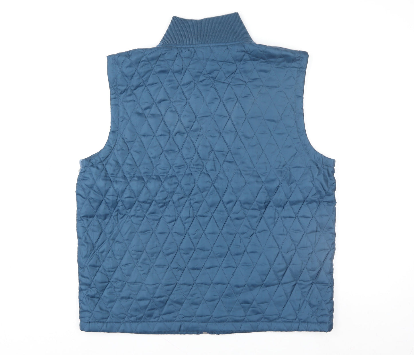 Calvin Klein Jeans Women's Blue Quilted Waistcoat XL Polyester Vest