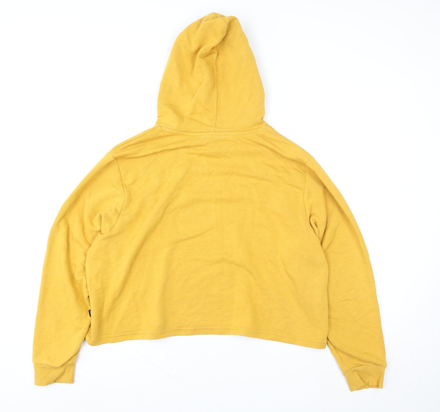 Puma Men's Yellow Pullover Hoodie Size L Sports Jersey Sweatshirt
