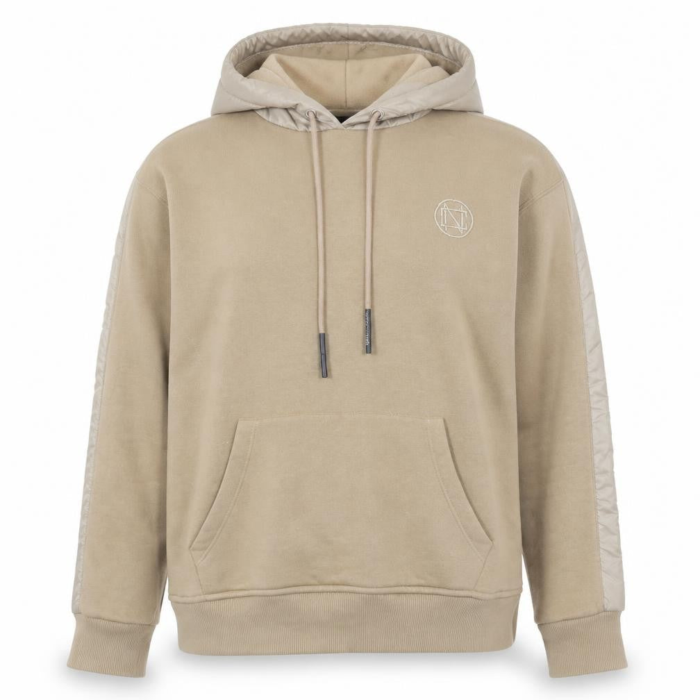 NewColor Womens Beige Hoodie Size 8 Pullover Hooded Sweatshirt