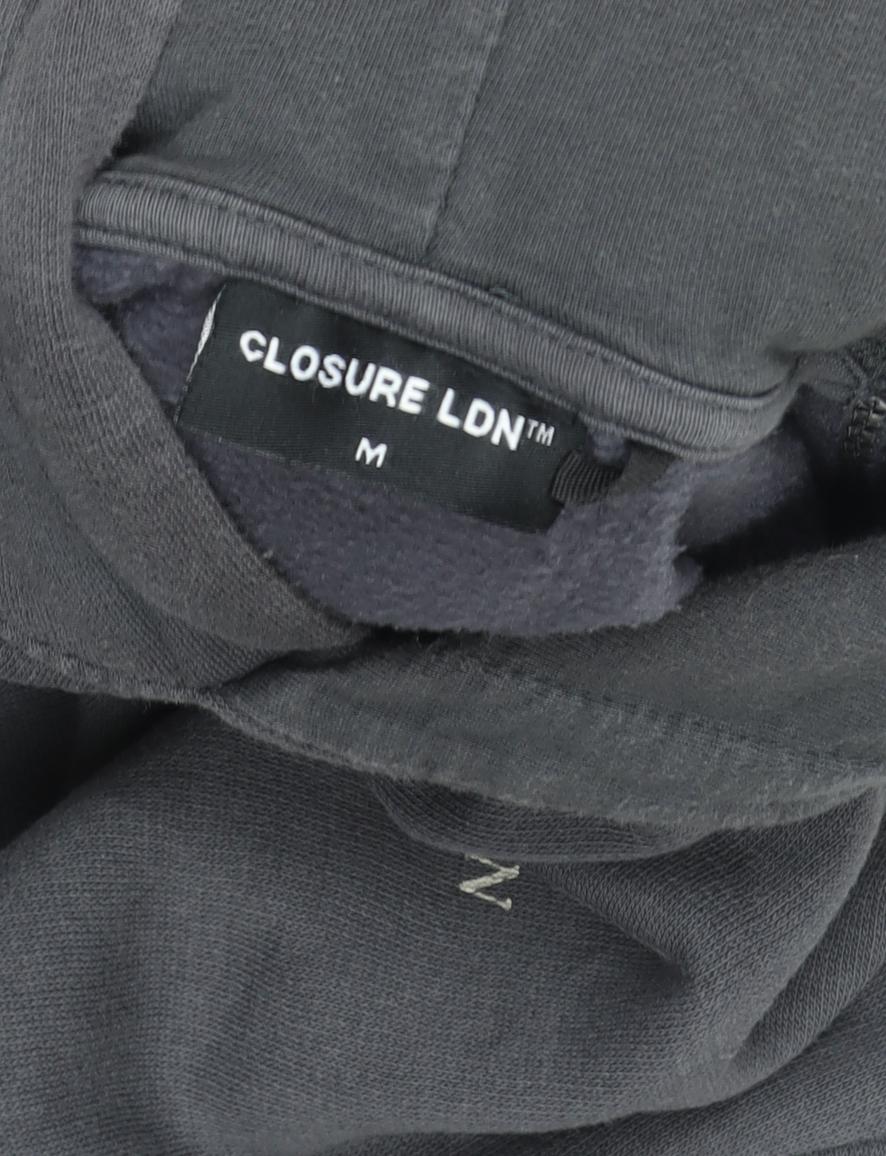 Closure LDN Women’s Grey Pullover Hoodie Size M Cotton Blend