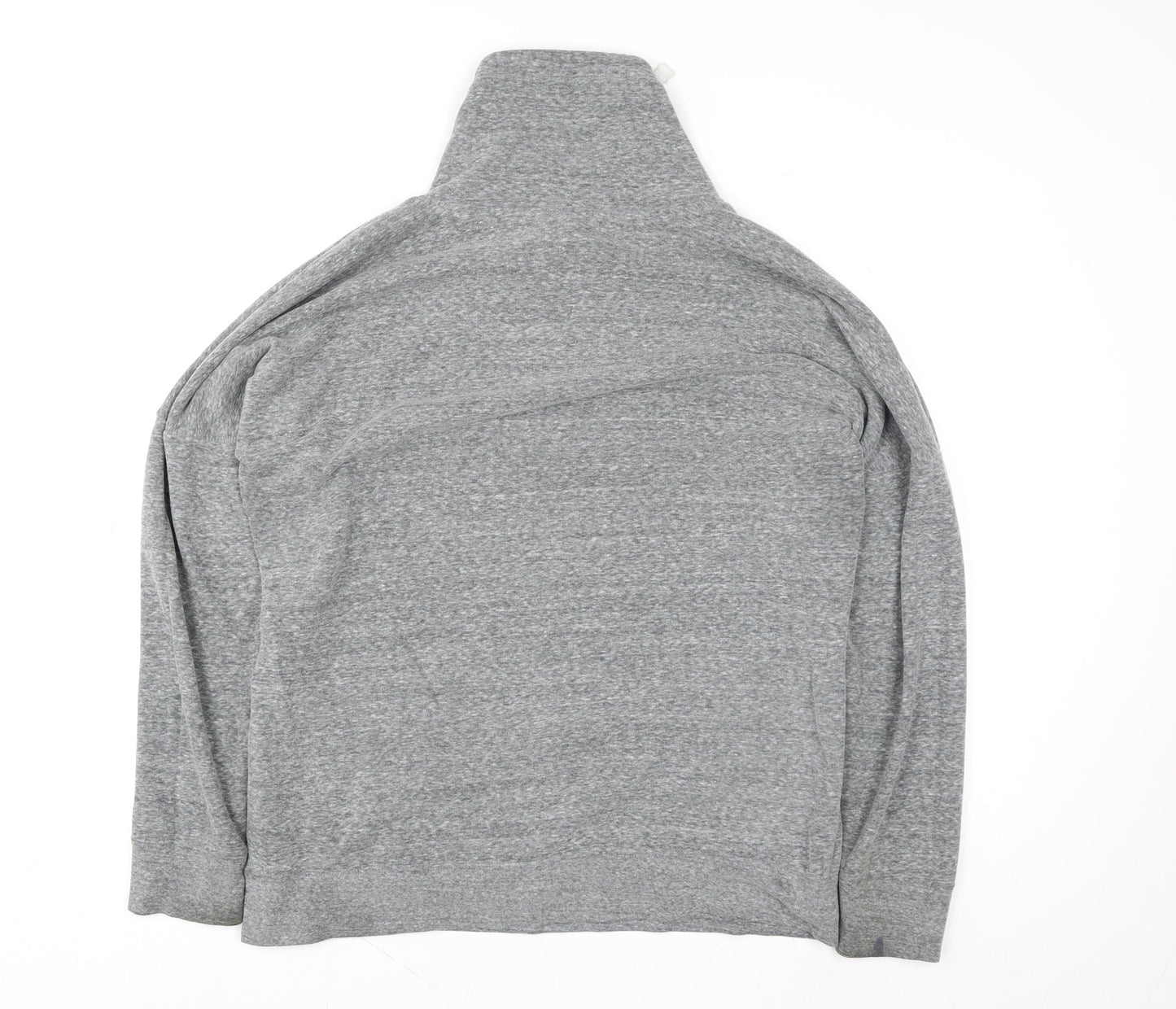 Reebok Mens Grey XL High Neck Pullover Sweatshirt