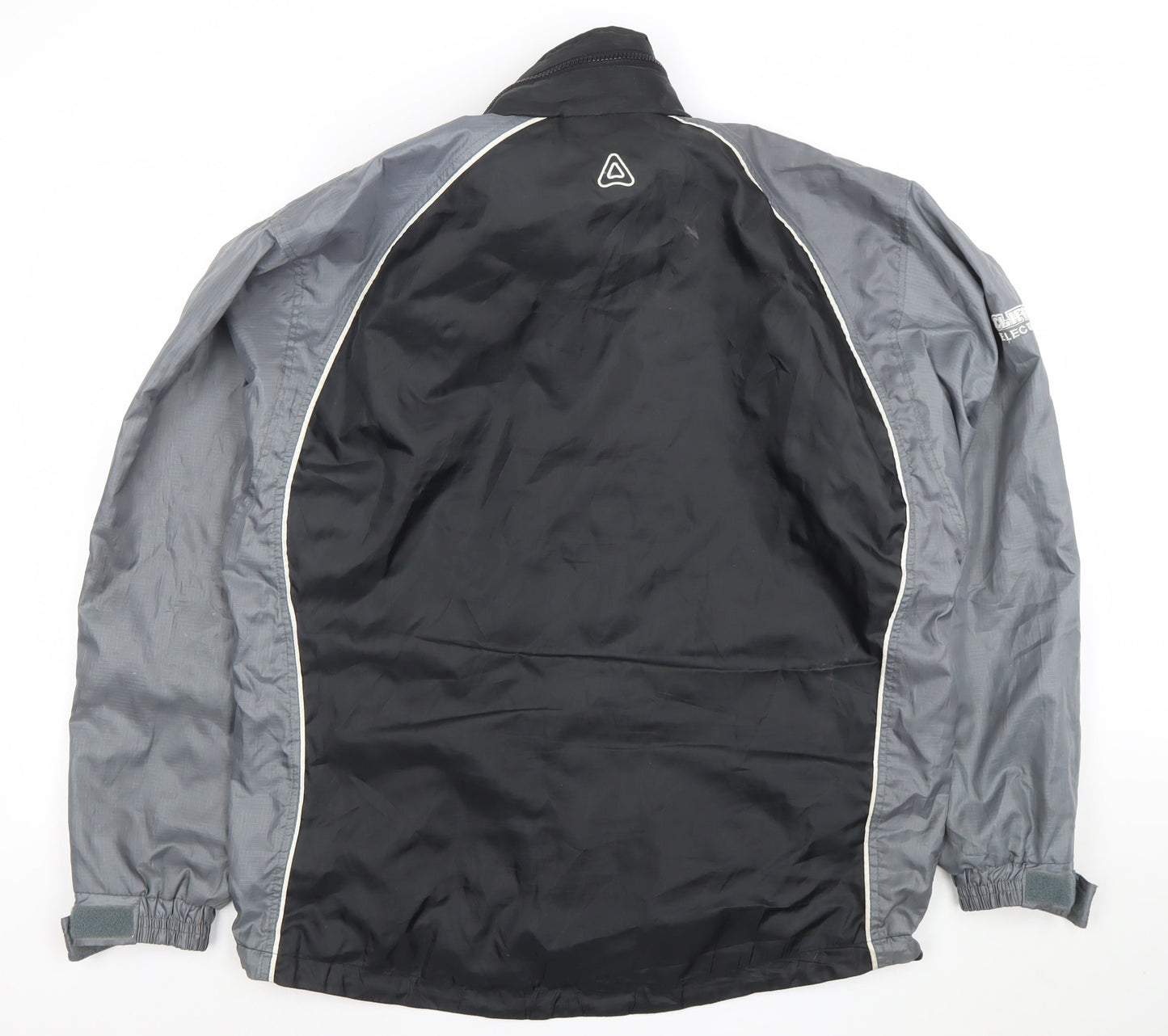 Azzurri Sport Men’s Black Mid-Length Lightweight Zip Jacket M