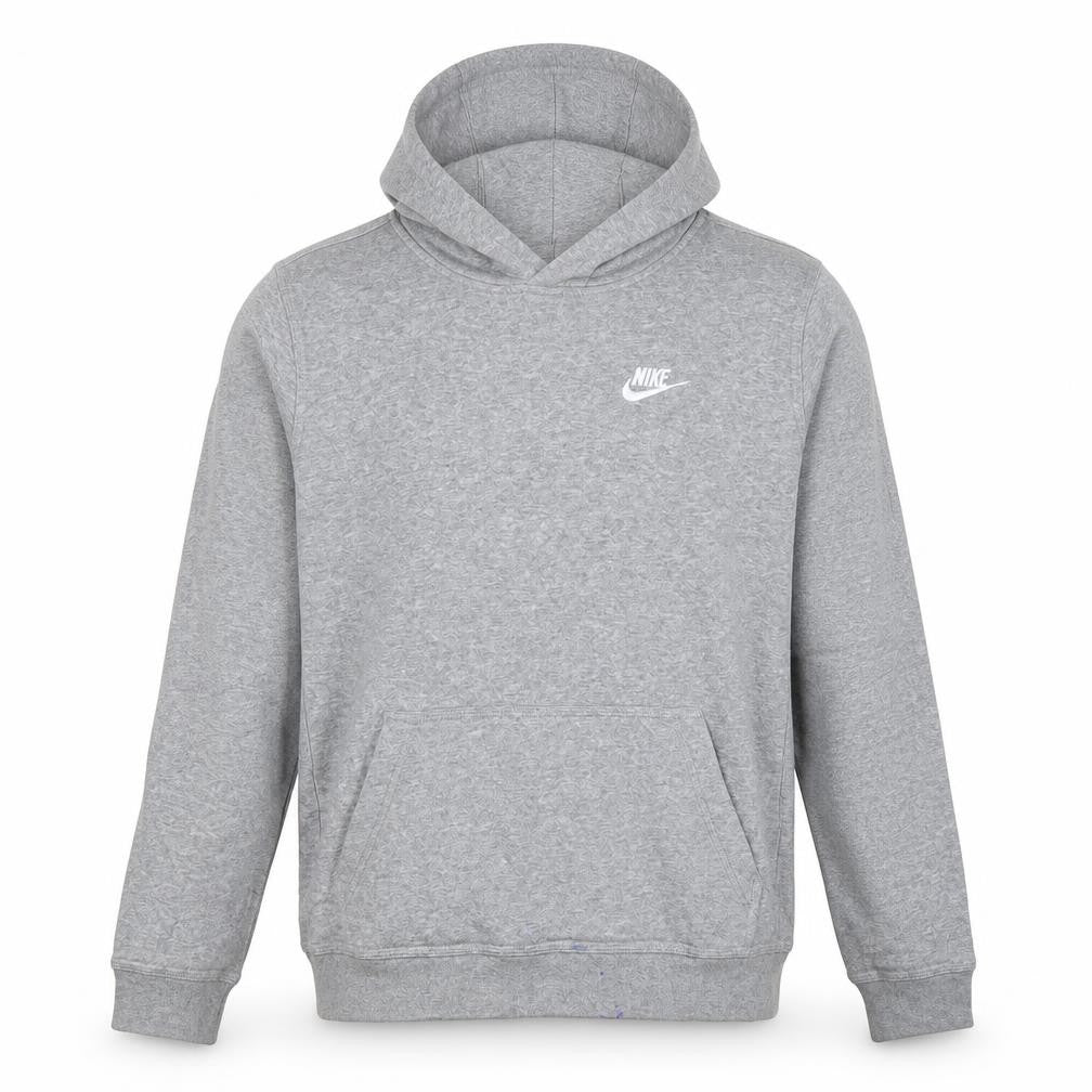 Nike Boys Grey XL Pullover Hoodie Cotton Blend Classic Fit