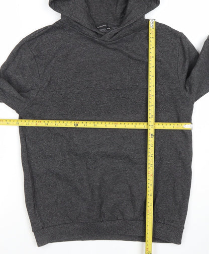 Back view of Star Wars boys’ dark grey pullover hoodie age 12-13 years cotton blend