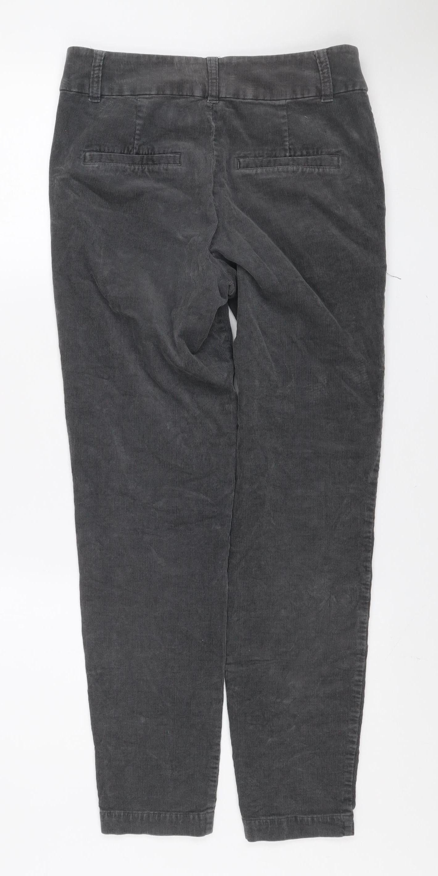 Part Two Womens Grey Corduroy Chino Trousers Size 8