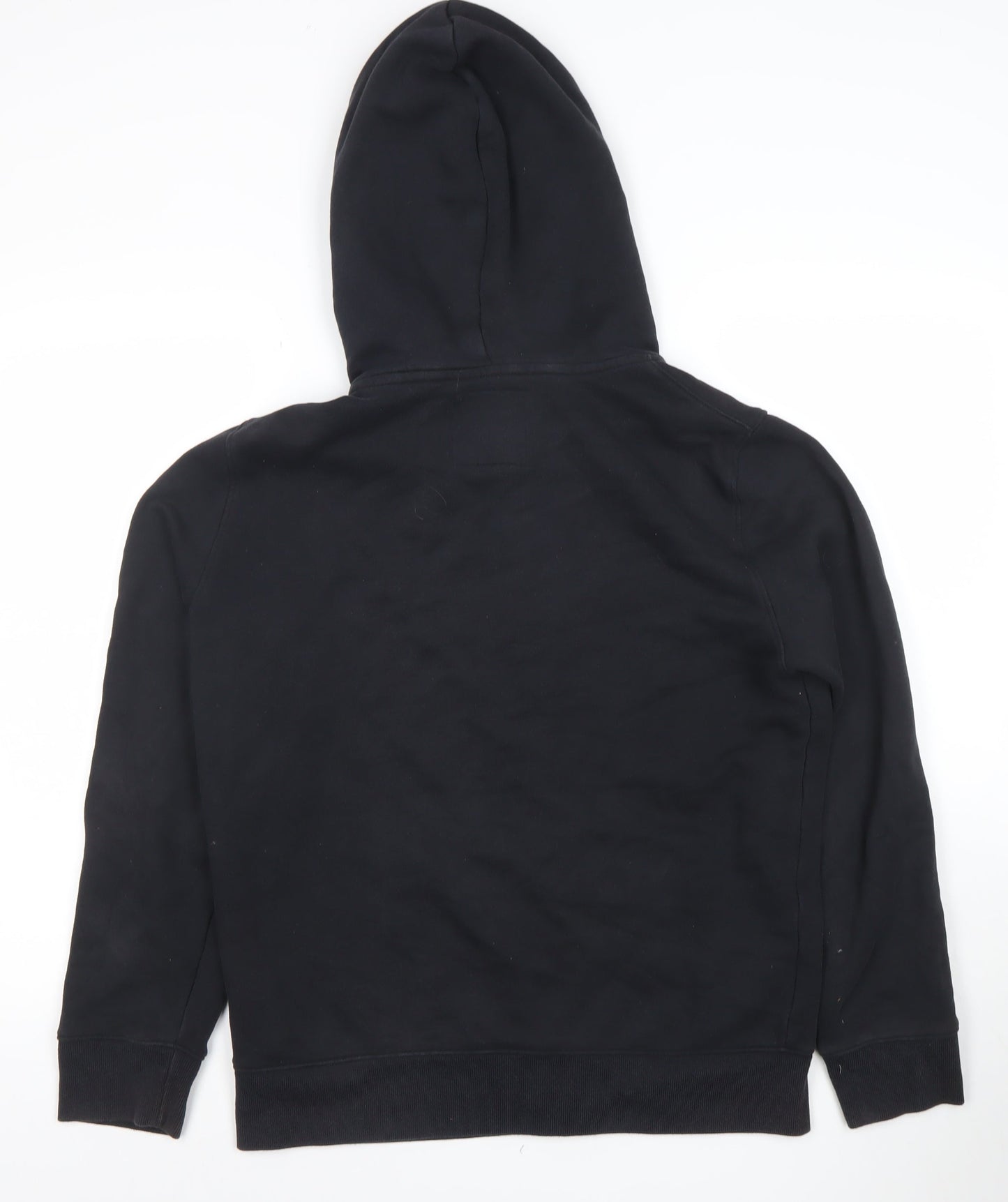 Hollister Men’s Black Full Zip Hoodie S Regular Fit Fleece Lined