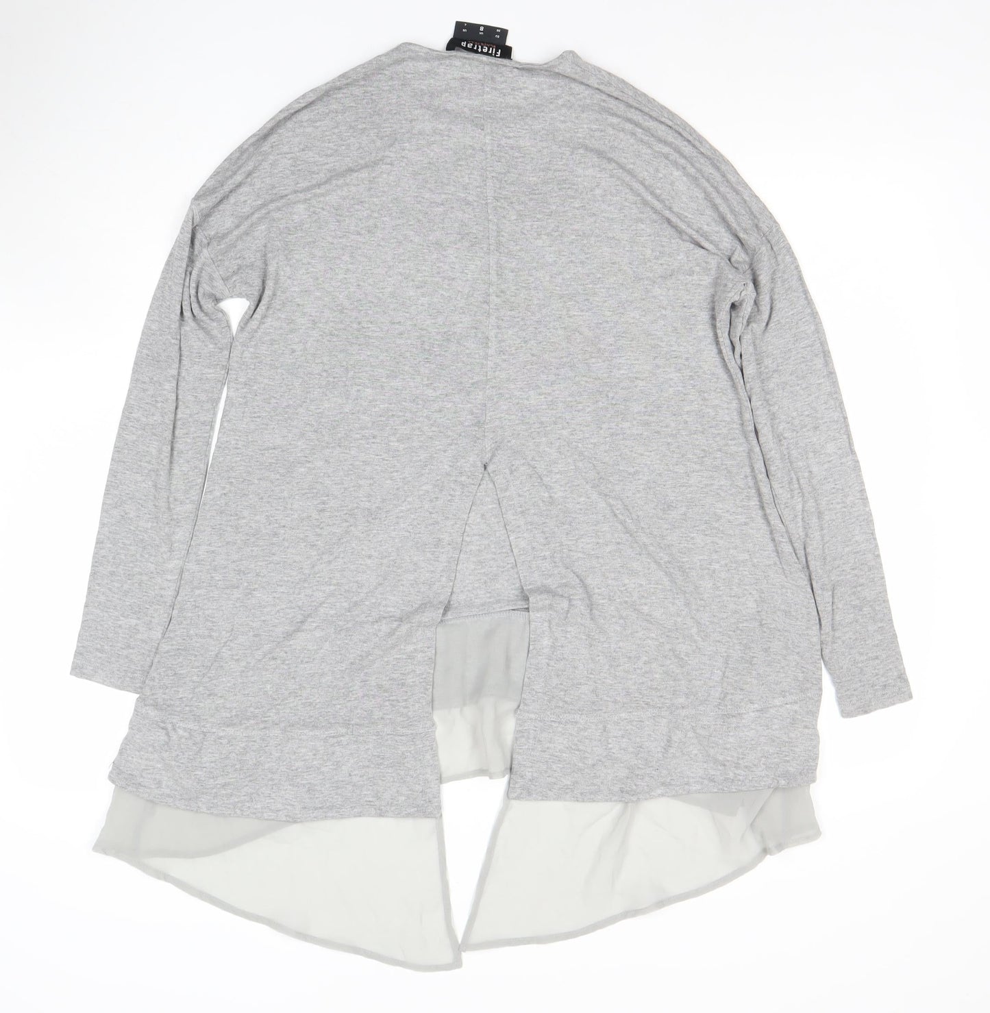 Firetrap Women’s Grey Long Sleeve Tunic Blouse UK 8