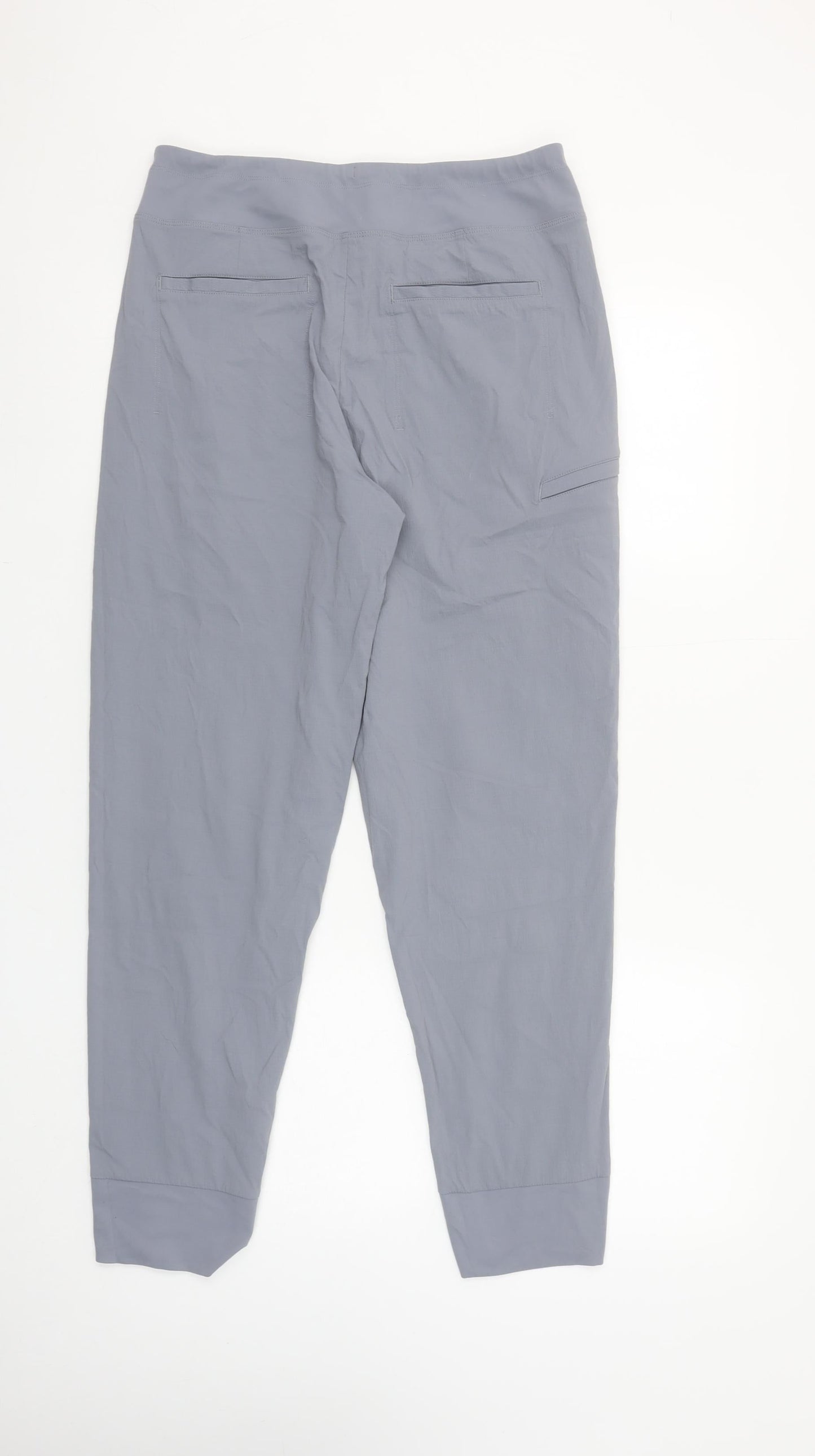 Athleta Womens Grey Size 10 Regular Jogger Trousers Lightweight Quick Dry