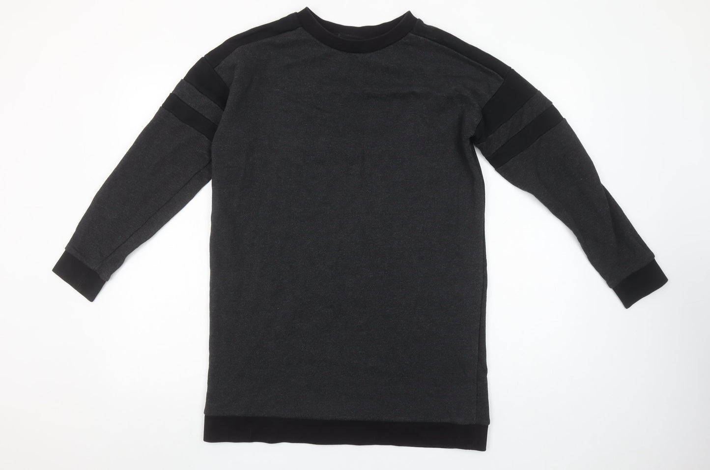 New Look Womens Black Long Sleeve Pullover Sweatshirt UK 10