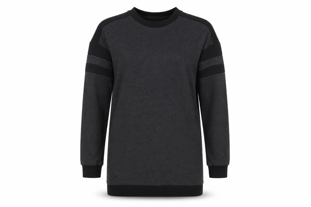 New Look Womens Black Long Sleeve Pullover Sweatshirt UK 10