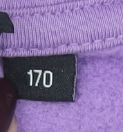 Beetlejuice Purple Hoodie Women Teen Size 12 Cotton Blend Graphic Print
