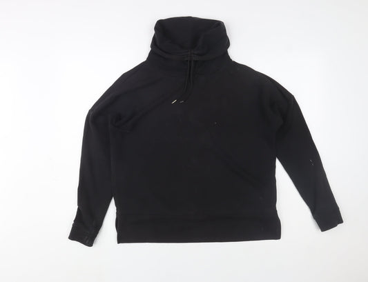 New Look Women’s Black Small High Neck Pullover Sweatshirt