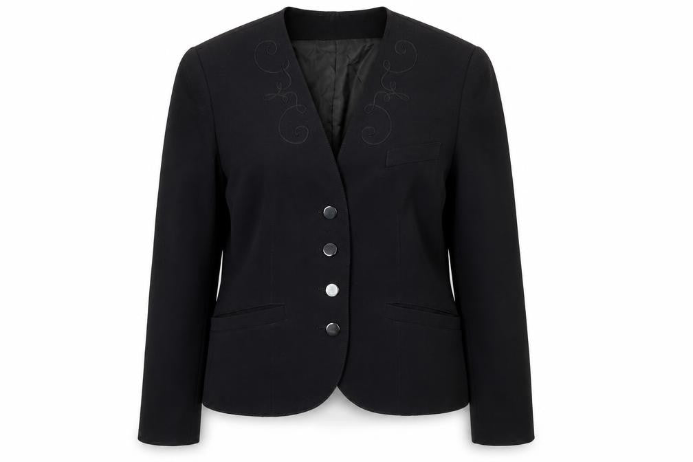 Betty Barclay Womens Black Size 12 Tailored Blazer Jacket