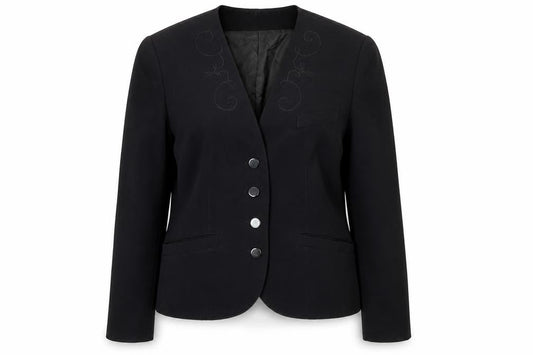 Betty Barclay Womens Black Size 12 Tailored Blazer Jacket