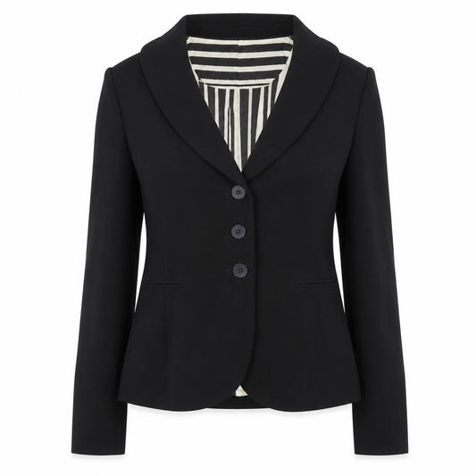 Coast Women's Black Size 8 Tailored Blazer Jacket