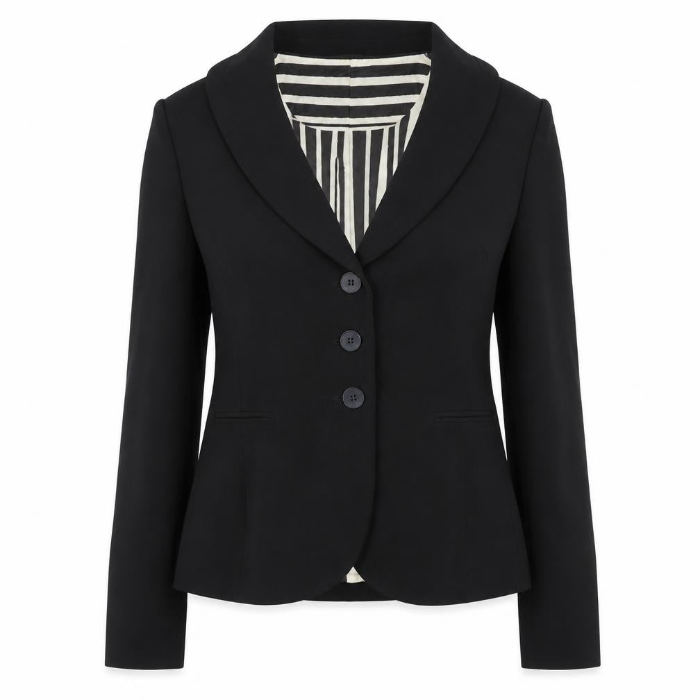 Coast Women's Black Size 8 Tailored Blazer Jacket