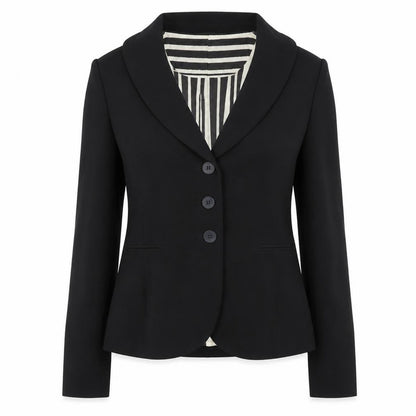 Coast Women's Black Size 8 Tailored Blazer Jacket