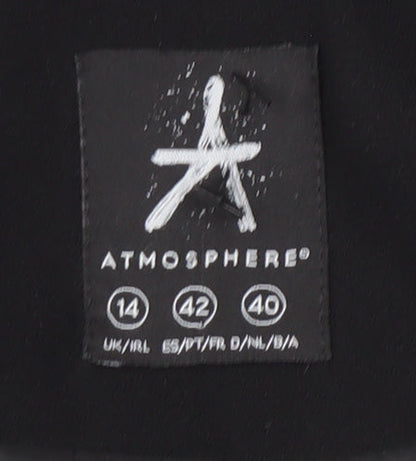Additional view of Atmosphere Women Black, size 14, Classic Single-Breasted Blazer