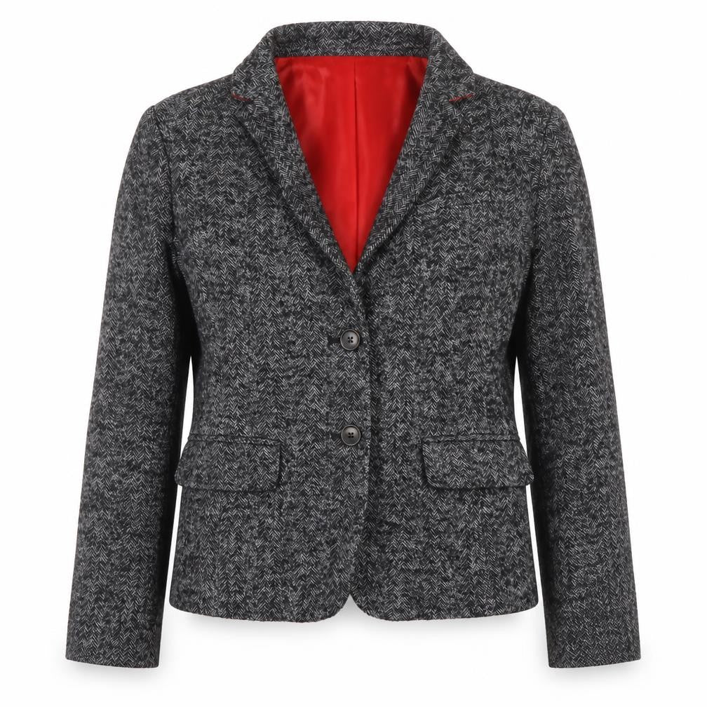 Gap Women’s Grey Wool Blend Modern Blazer UK 6 Classic Style