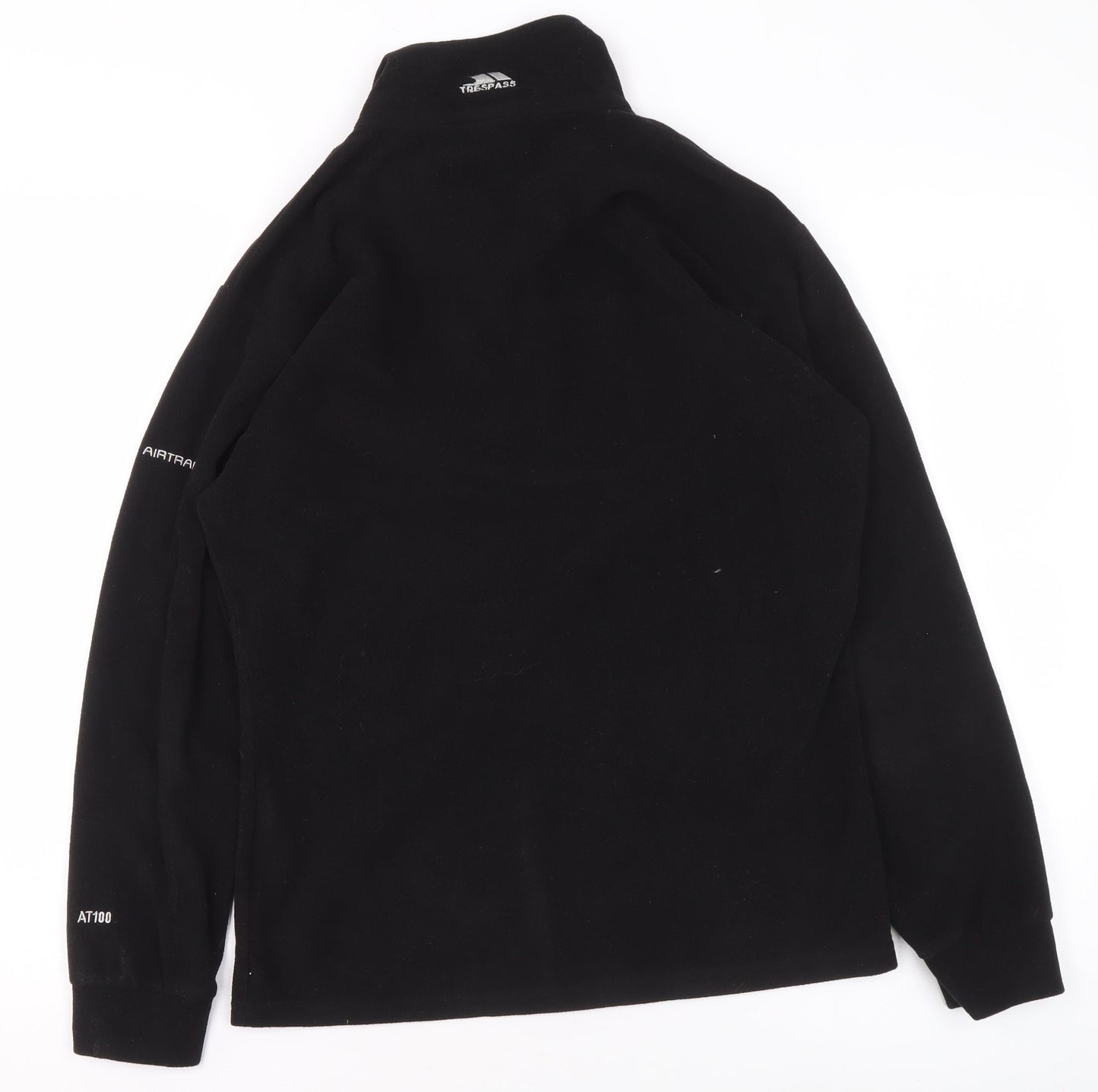 Trespass Womens Black Fleece 1/2 Zip Pullover Sweatshirt M