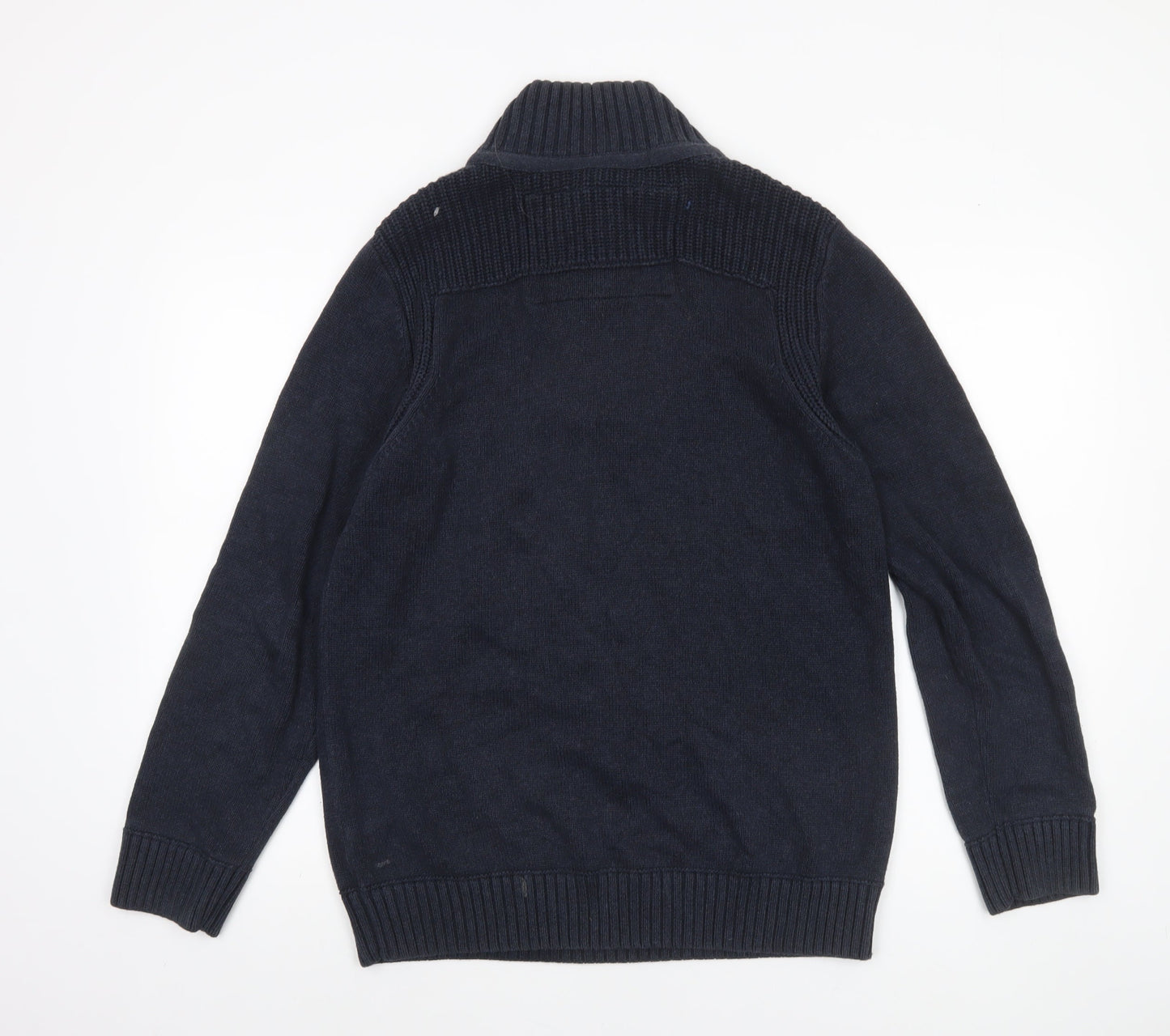 Designers at Debenhams Men's Blue Cotton Henley Jumper Medium