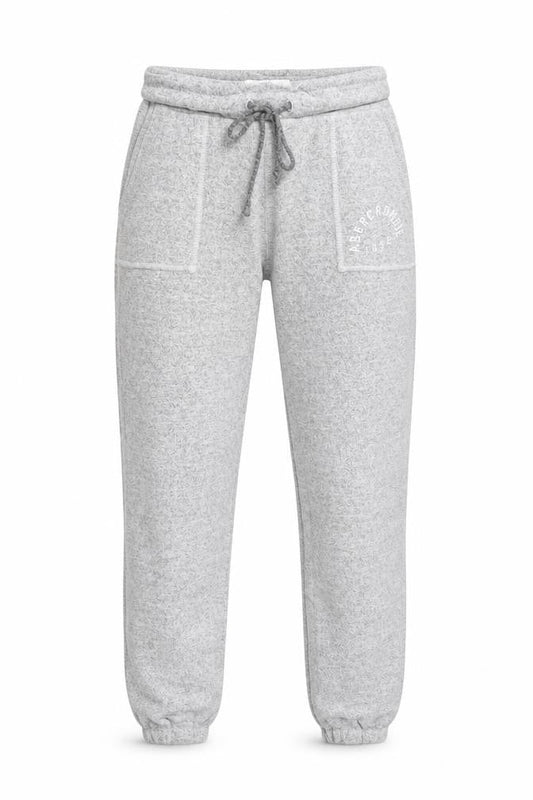 Abercrombie & Fitch Womens Grey XS Jogger Trousers Knit Lounge Pants