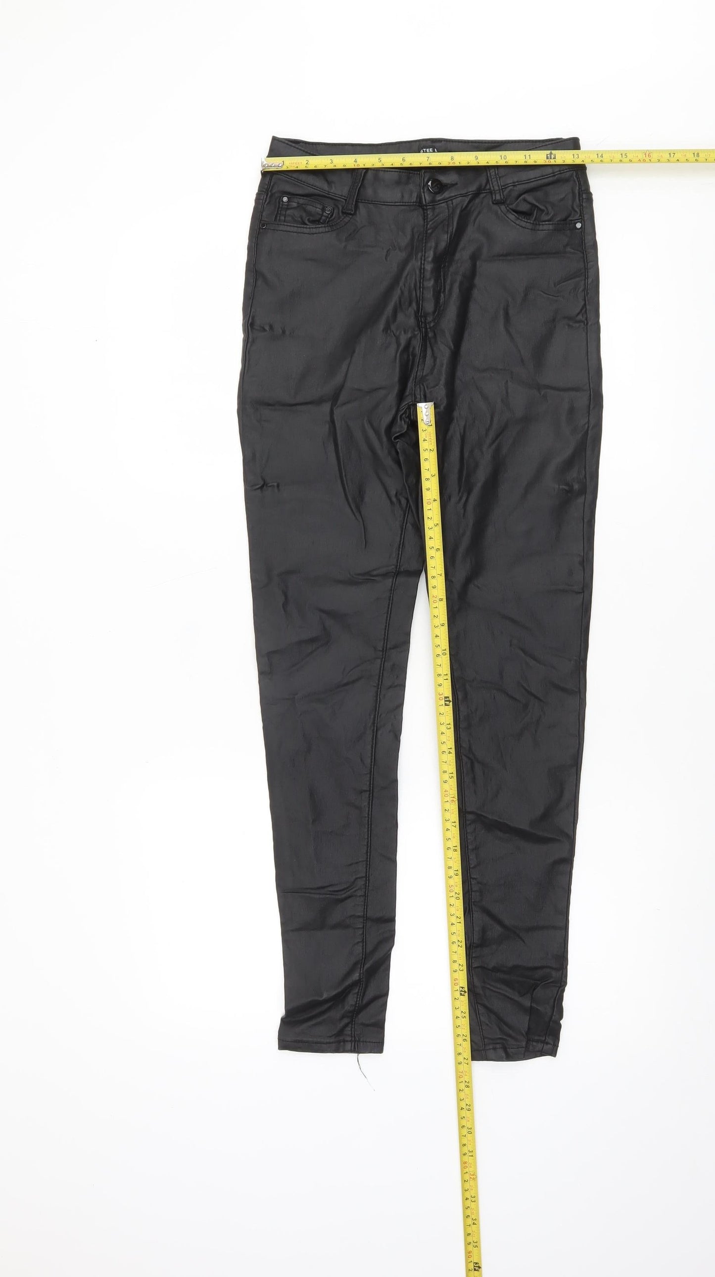 Estee Brown Women’s Black Stretch Jeggings L Slim Fit