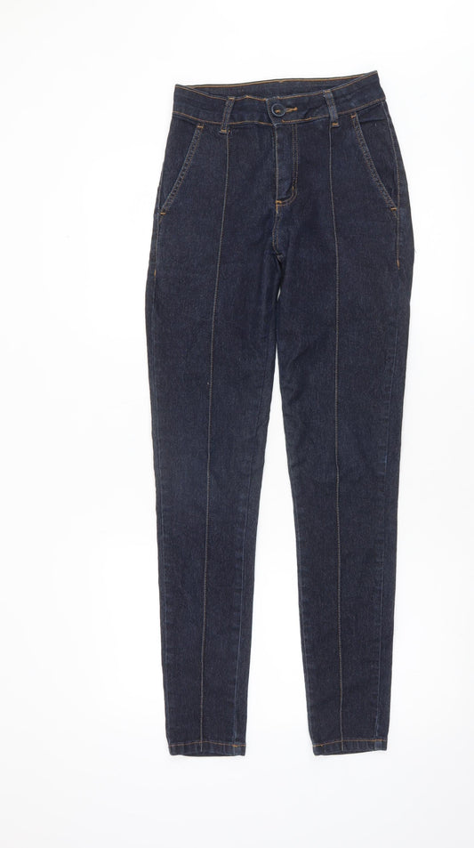 Sawary Women's Blue High Rise Straight Denim Jeans Size 8