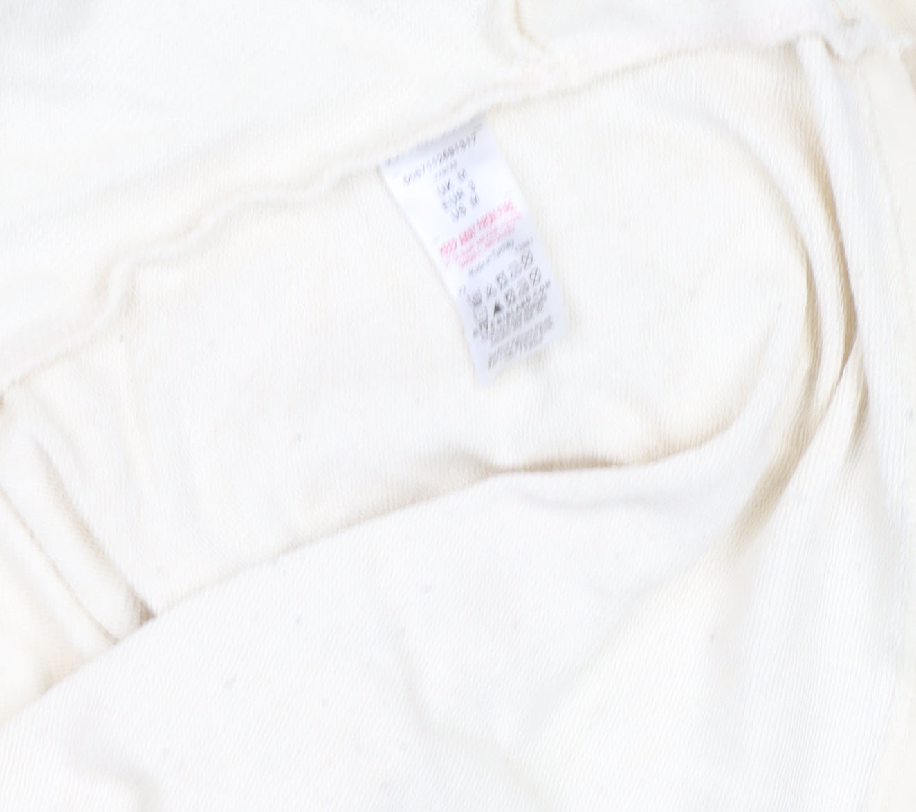 River Island Women’s Beige V-Neck Twist Front Sweatshirt Size M