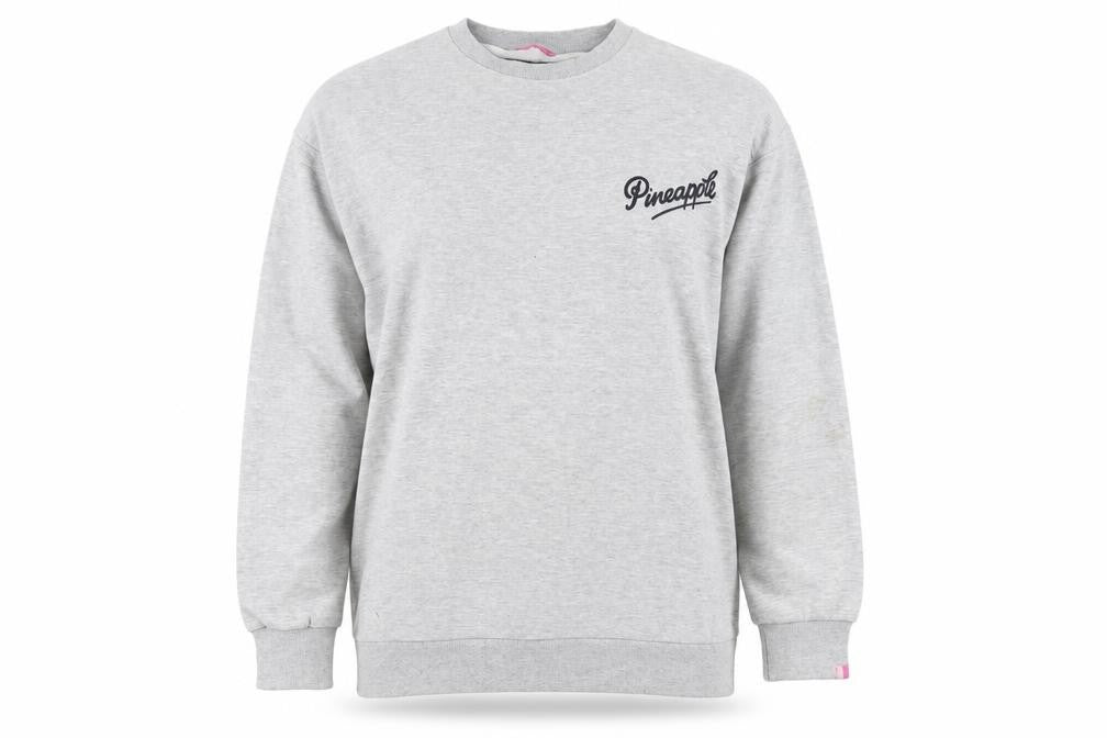 Pineapple Women’s Grey Crew Neck Pullover Sweatshirt Size M 12-14