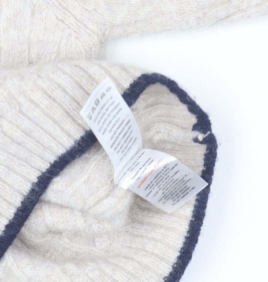 JoJo Maman Bébé Beige Lambswool Knit Baby Jumper 18-24 Months