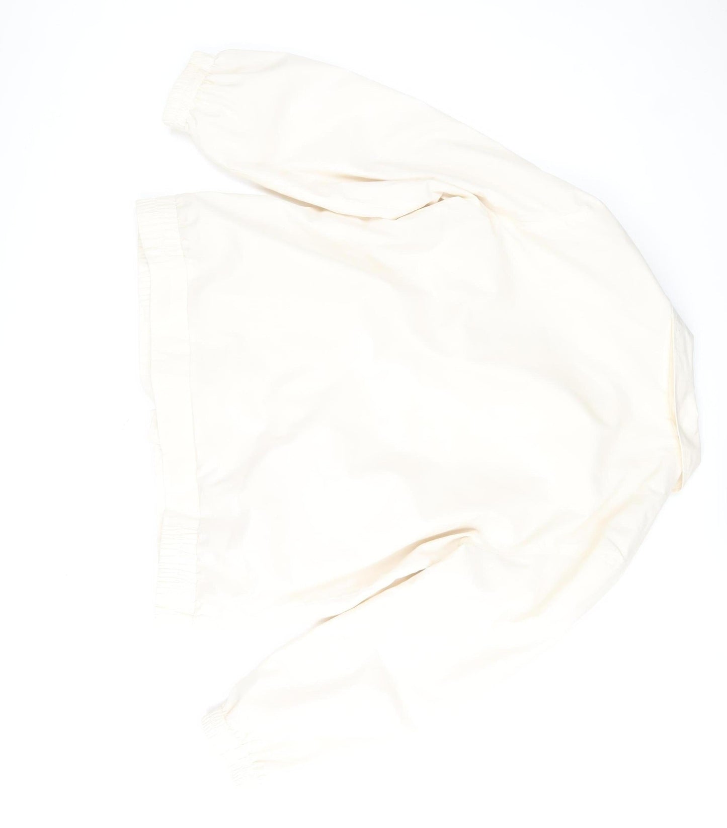 Damart Women Ivory Polyester Lined Basic Jacket Size M